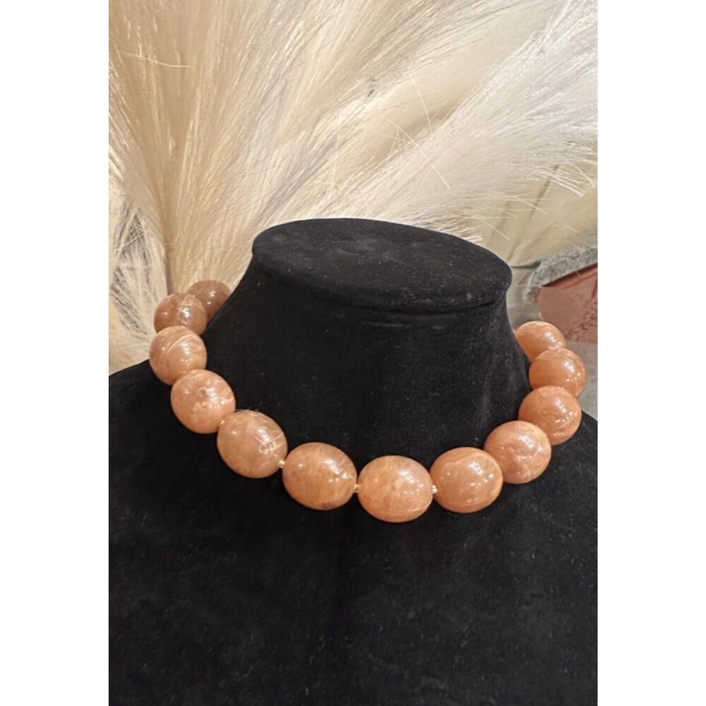 Vintage 16” Bakelite Art Deco Butterscotch Egg Yolk Necklace | 75gms